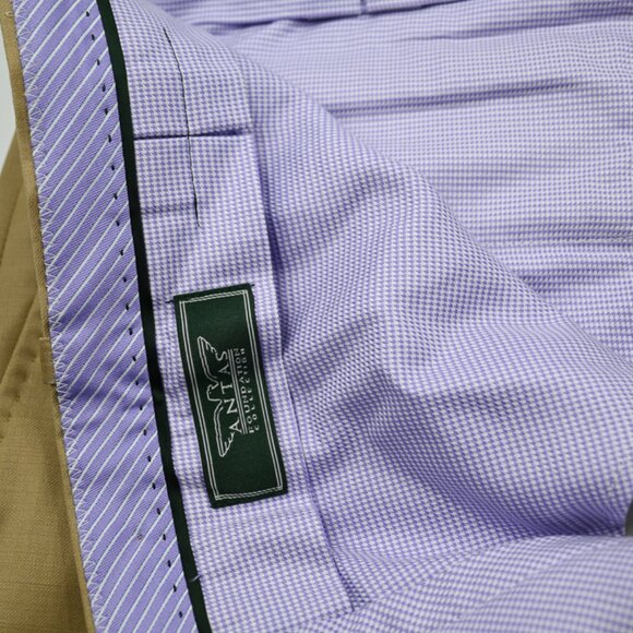 NEW $315 Antas Foundation Collection Light Tan Golf Active Pants 38x34 - Picture 3 of 5